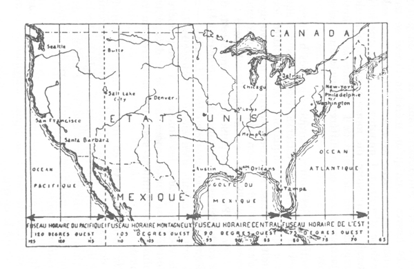 Fuseaux Horaires USA